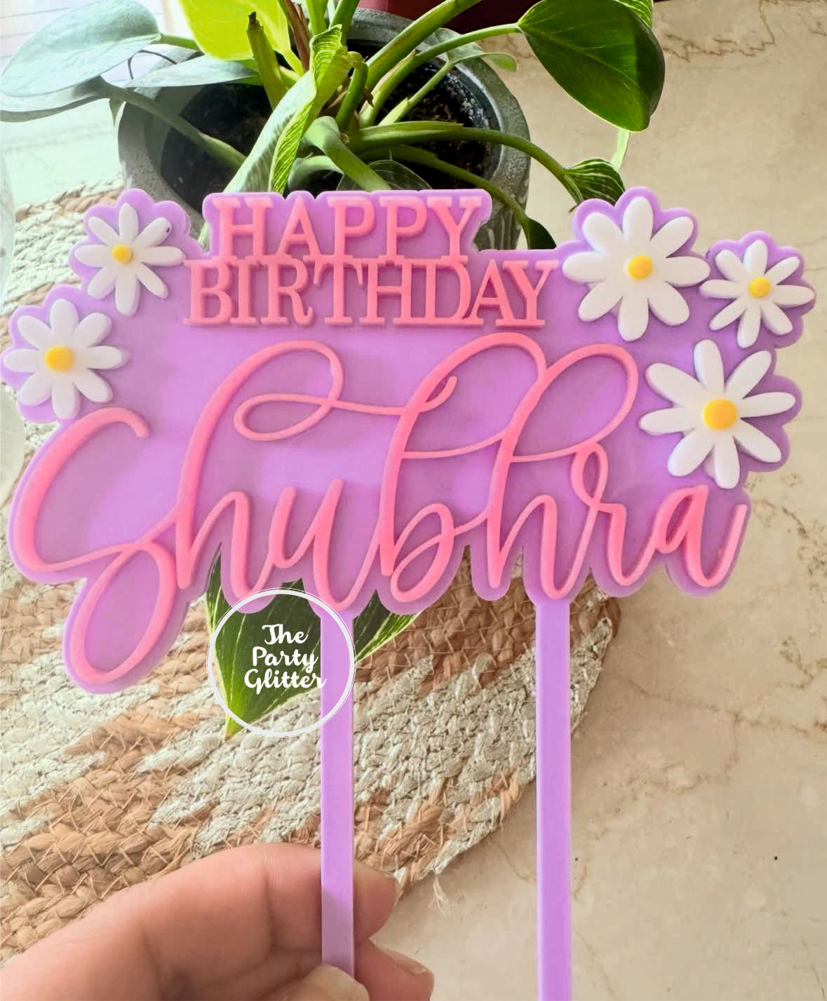 Layered Custom Cake Topper, Premium Cake Topper