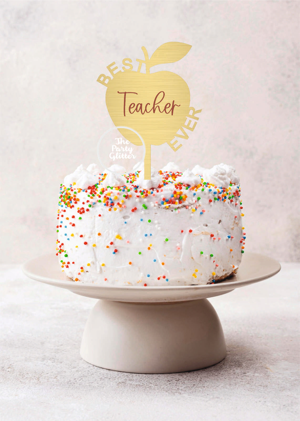 Happy Teacher's Day Cake Topper