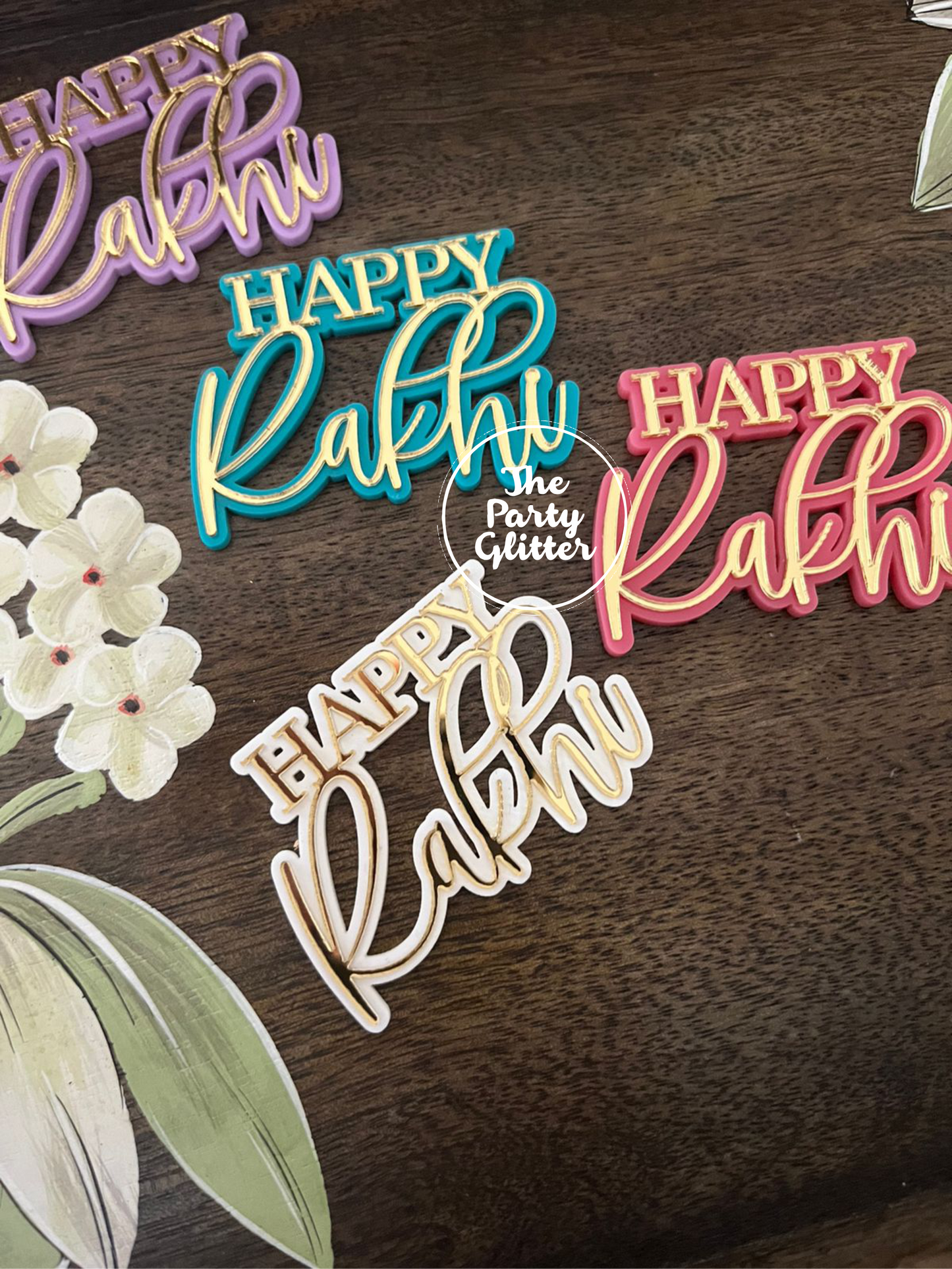 Happy Rakhi Cutouts (Pack Of 5)