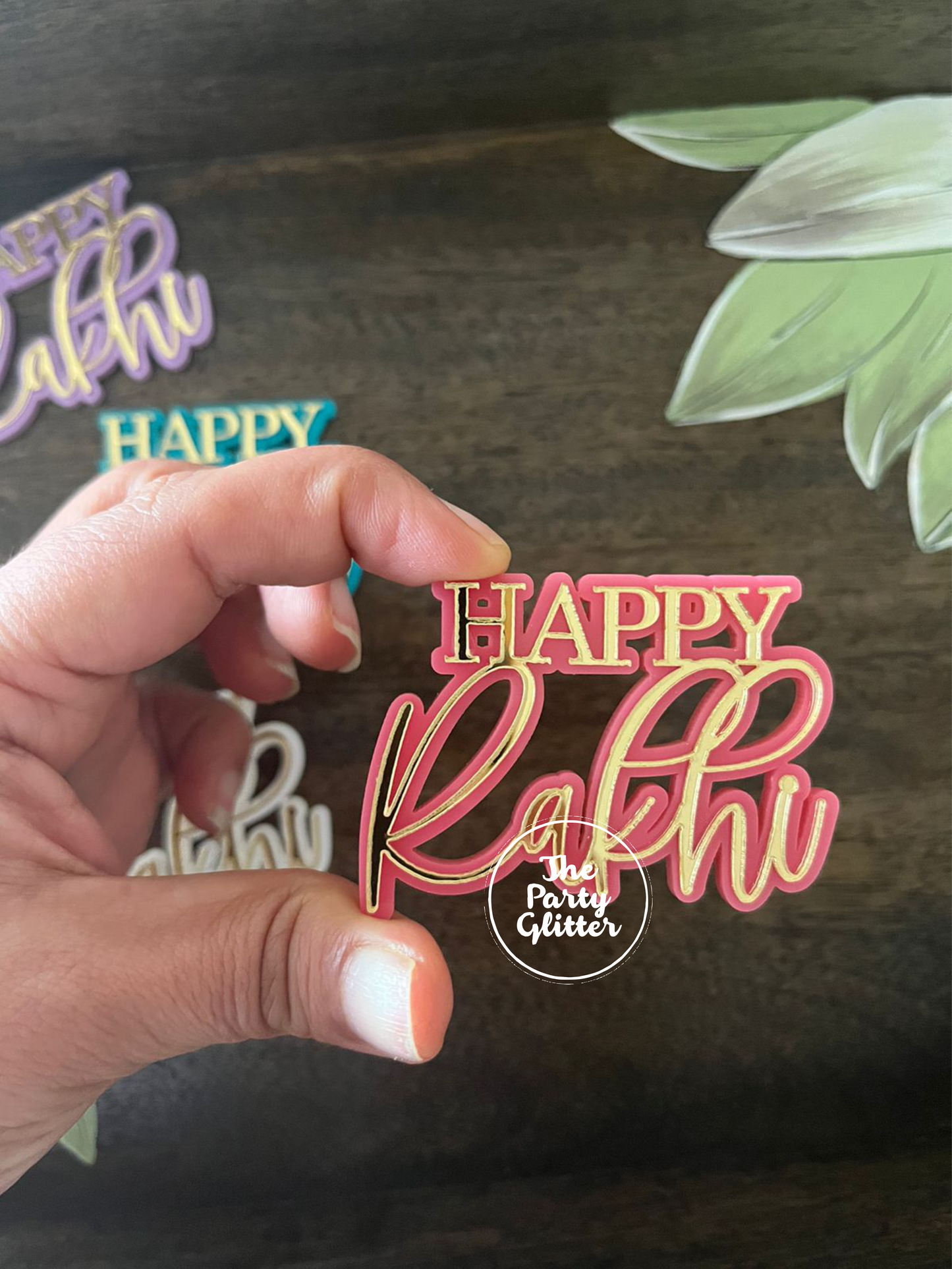 Happy Rakhi Cutouts (Pack Of 5)