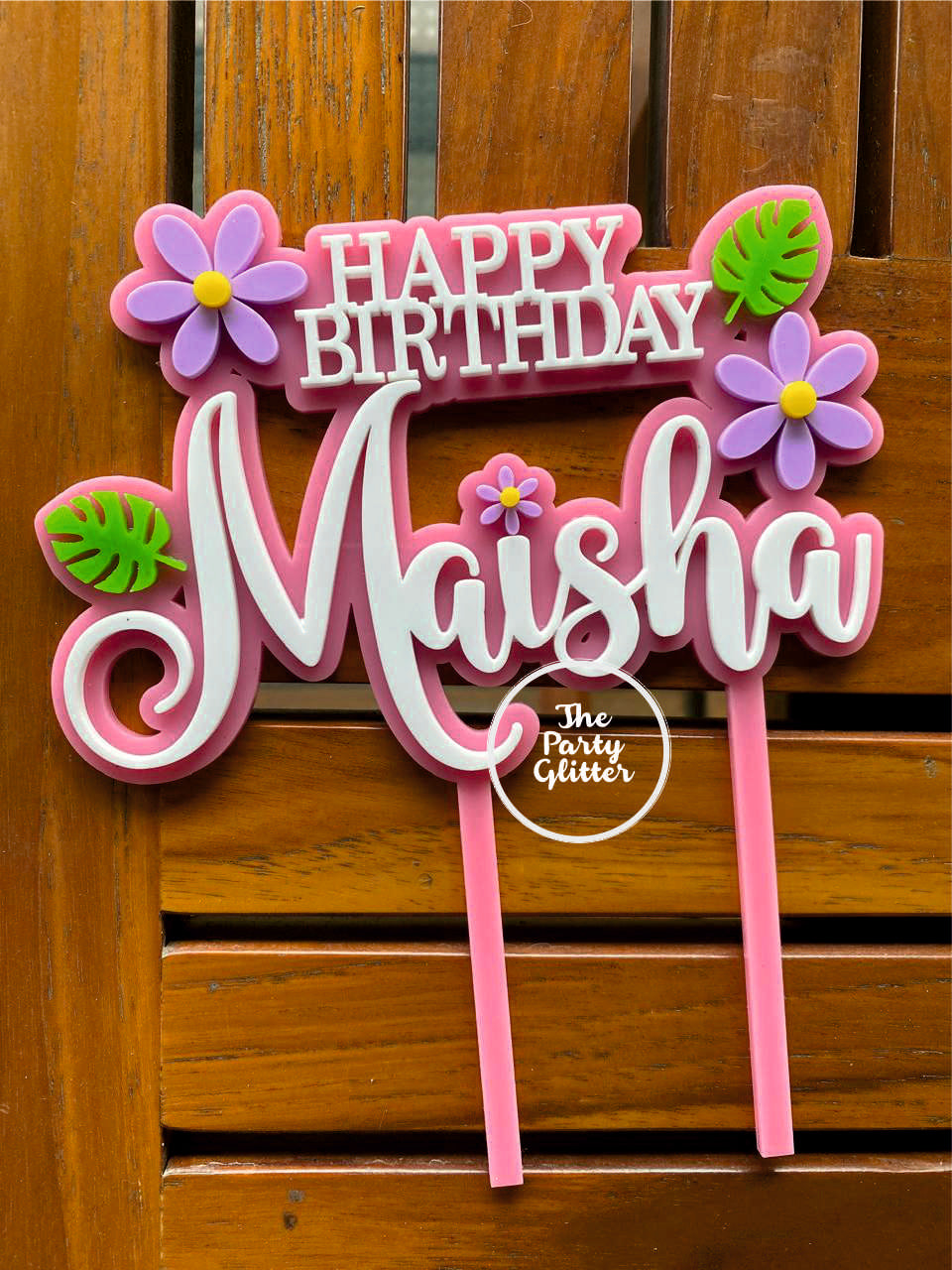 Layered Custom Cake Topper, Premium Cake Topper