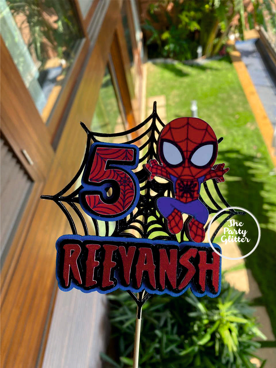 Cute Little Spiderman Cake Topper