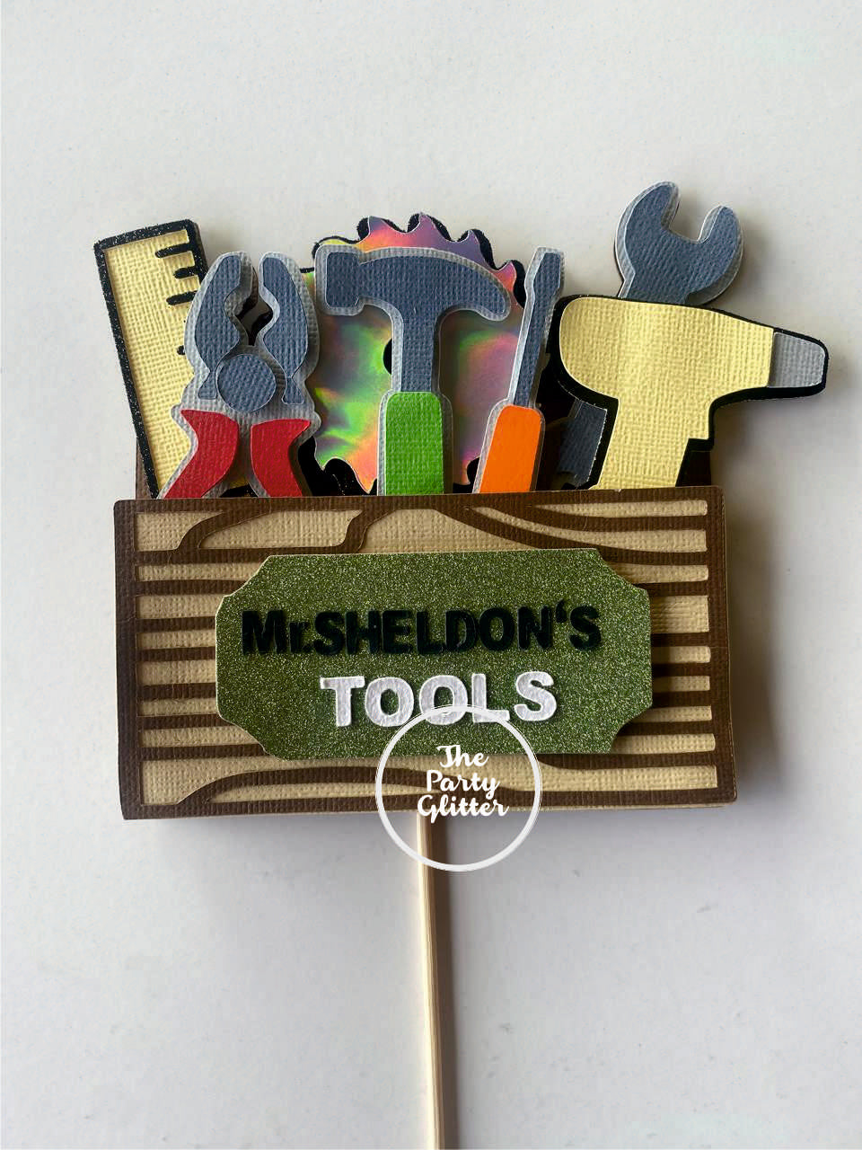 Tools Kit Handmade Cake Topper