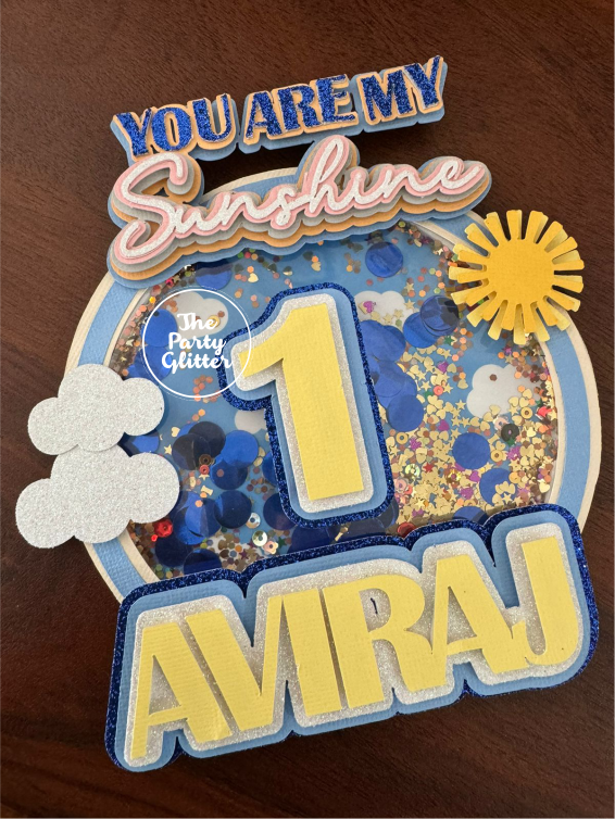 You Are My SUNSHINE Paper Topper