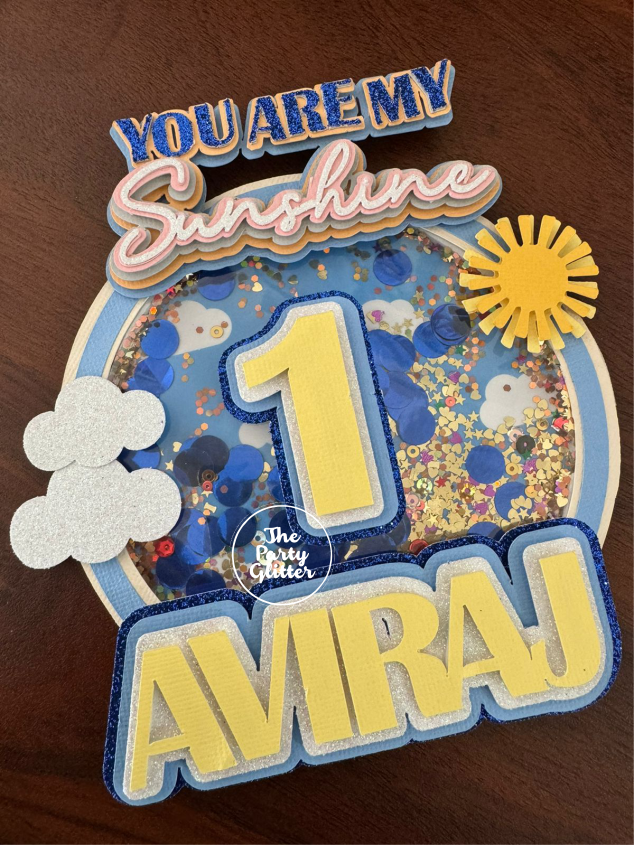 You Are My SUNSHINE Paper Topper
