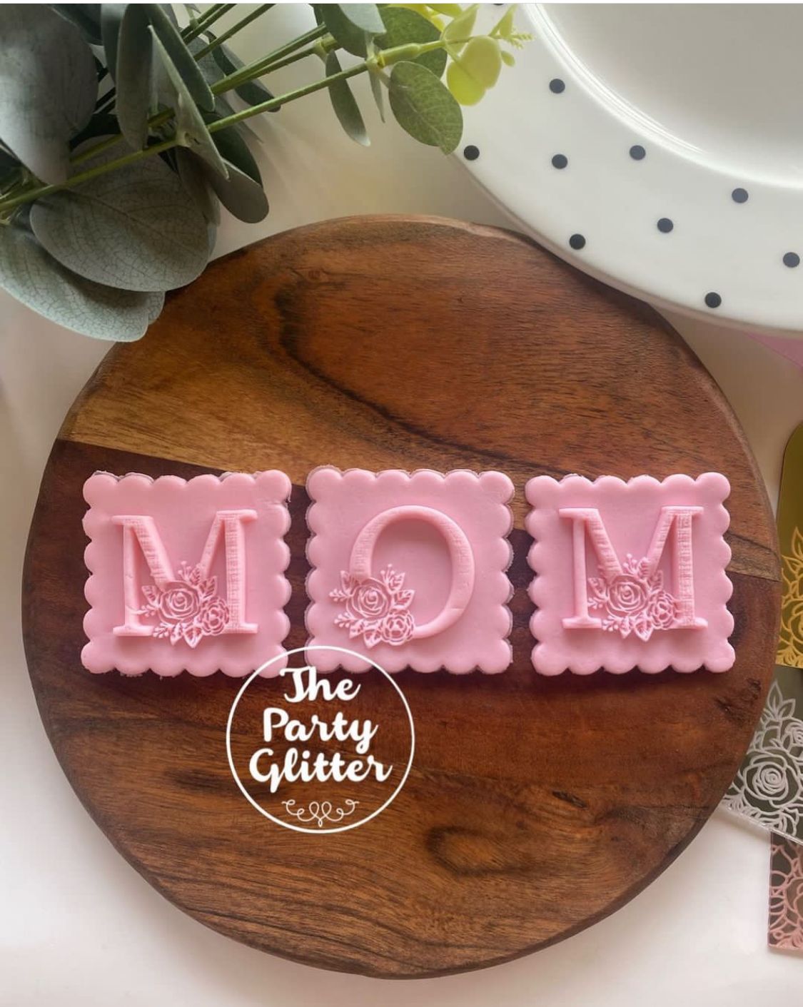 Floral Monogram POPup! Stamp