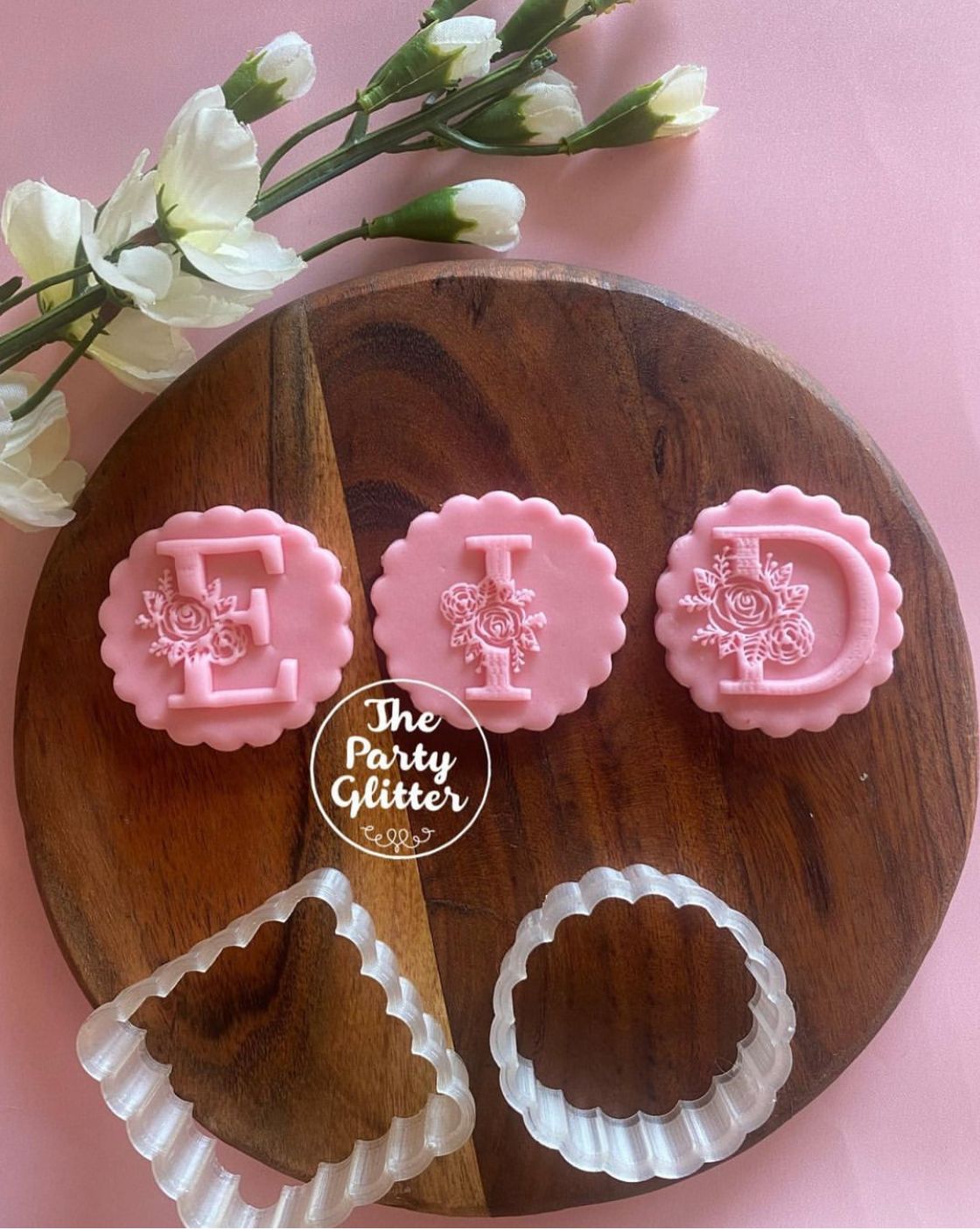 Floral Monogram POPup! Stamp