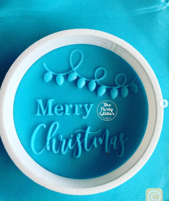 Christmas Lights Merry Christmas POPup! Stamp