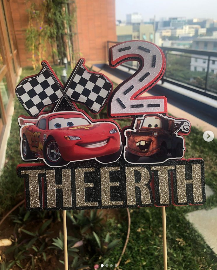 Lightening McQueen Cake Topper