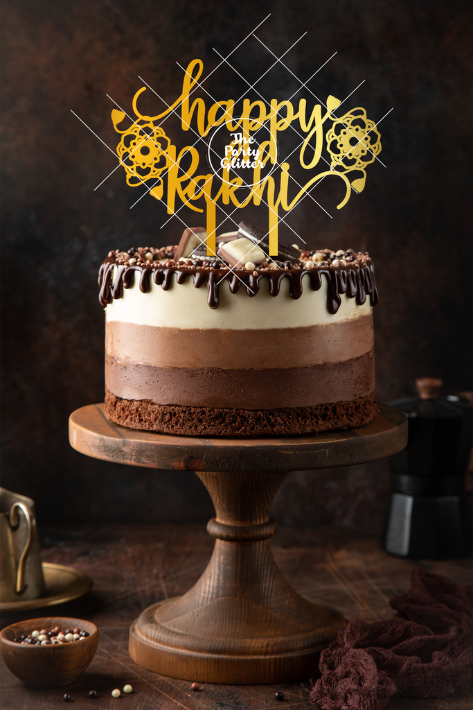 Happy Rakhi Cake Topper