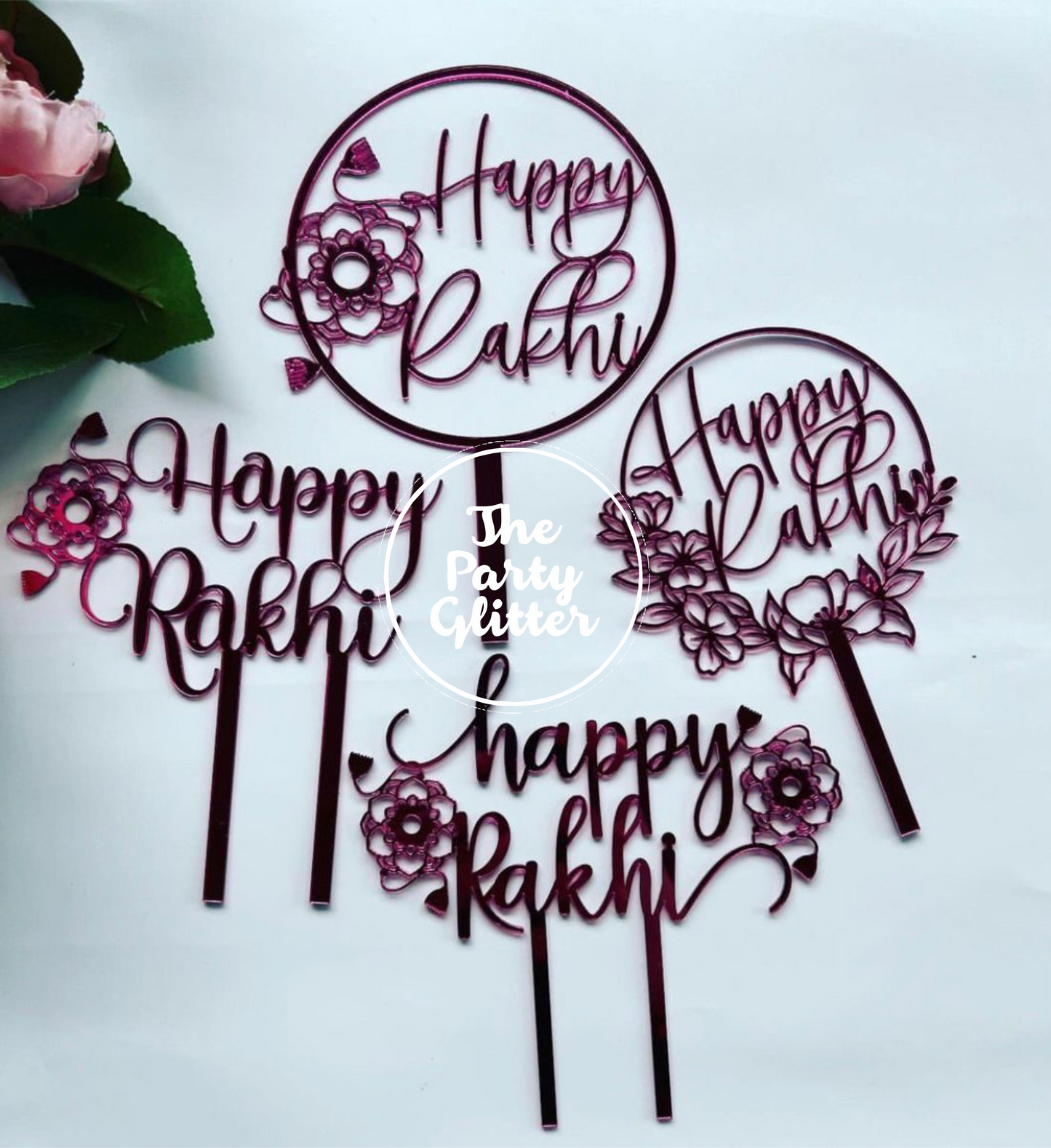 Happy Rakhi Cake Topper