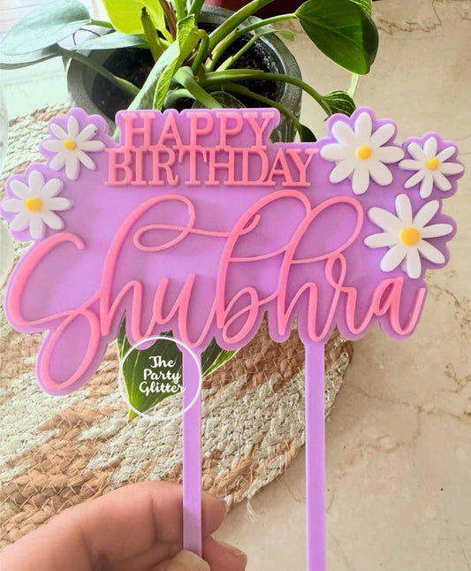 Layered Custom Cake Topper, Premium Cake Topper