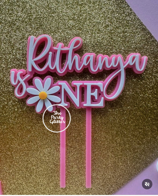 Layered Custom Cake Topper, Premium Cake Topper