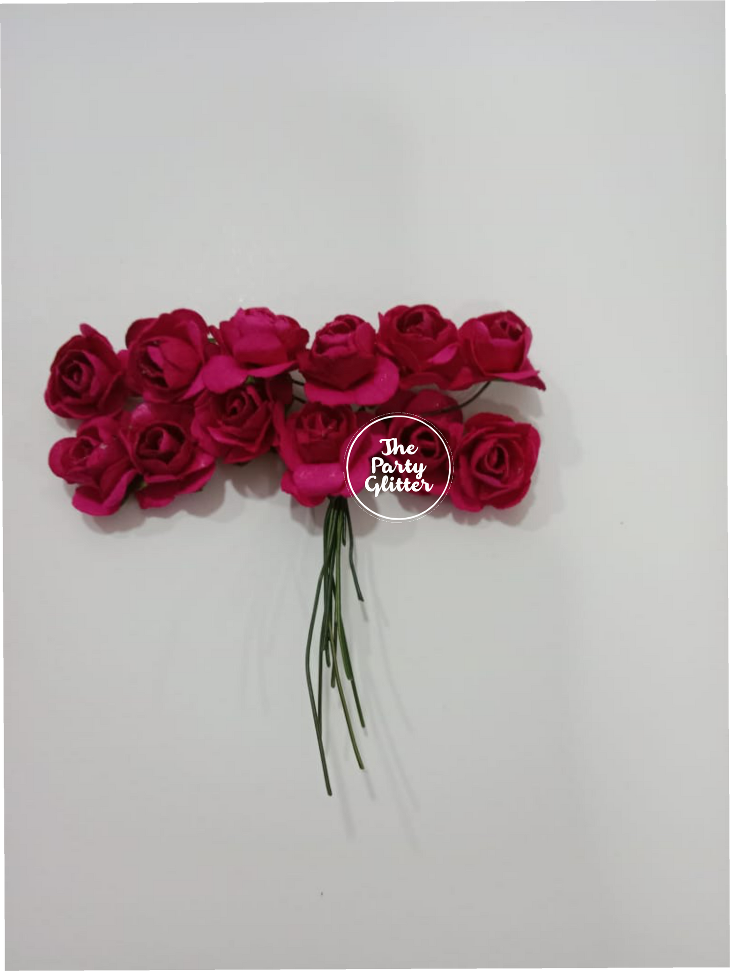 Pink Little Rose Artificial Flowers Bunch (Pack of 1 Bunch)