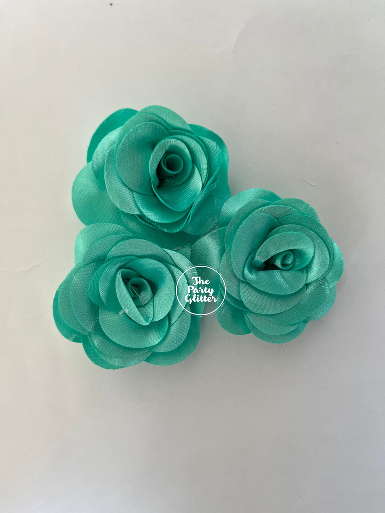 Green Rose Artificial Flowers (Pack of 10)
