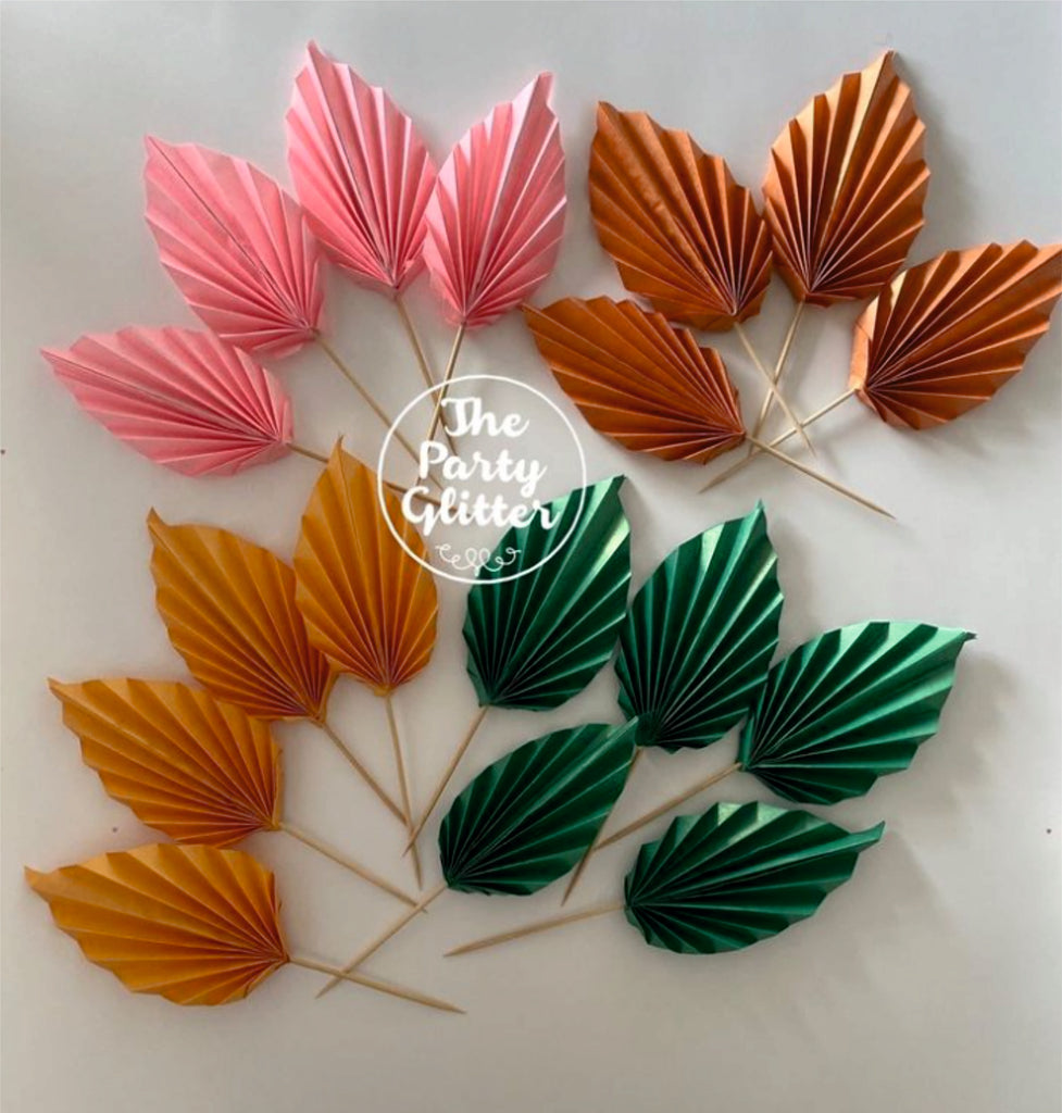 Paper Leaves Handmade Leaf for Cake Decoration