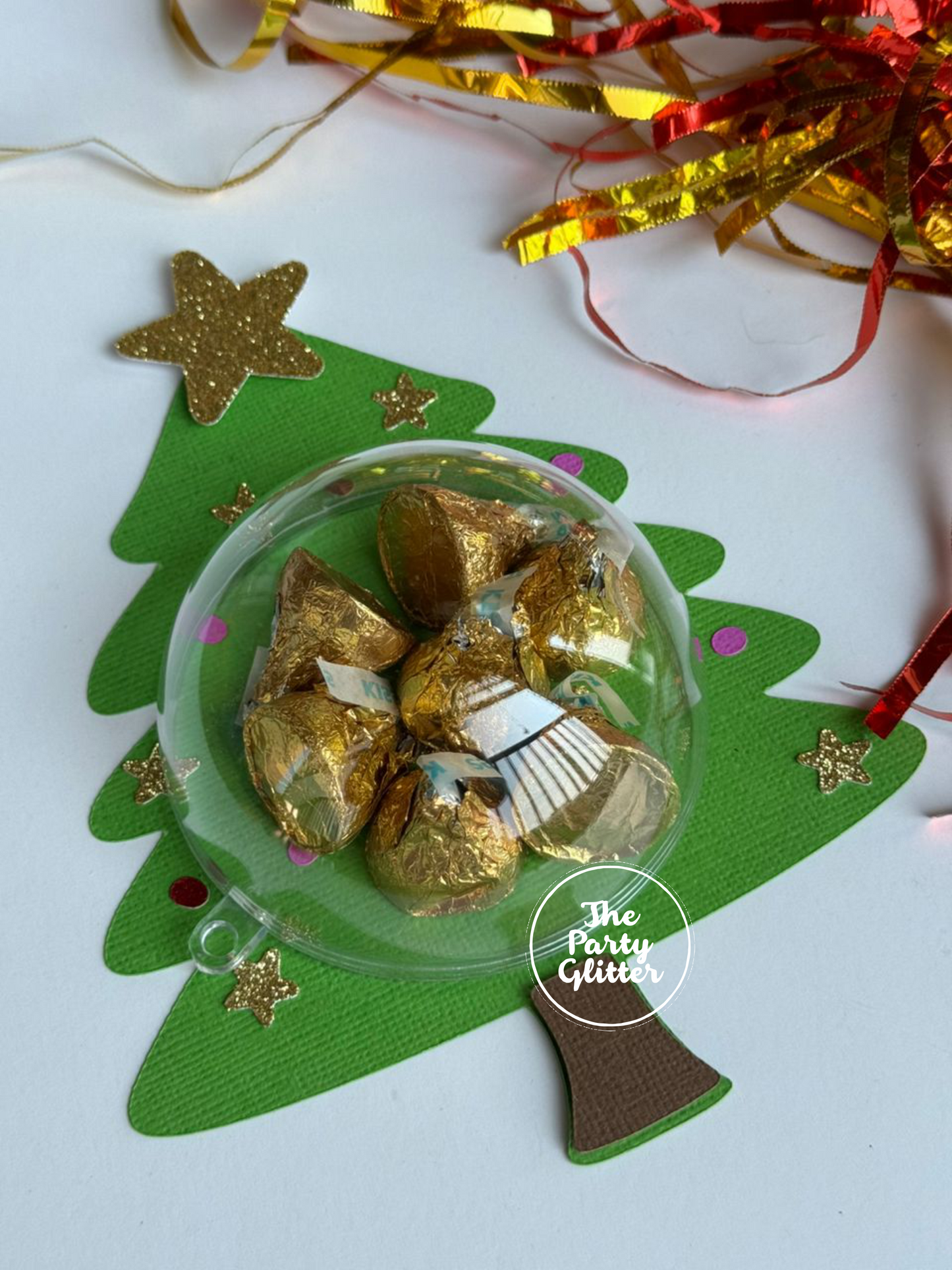 Christmas Tree Candy Filled Bauble