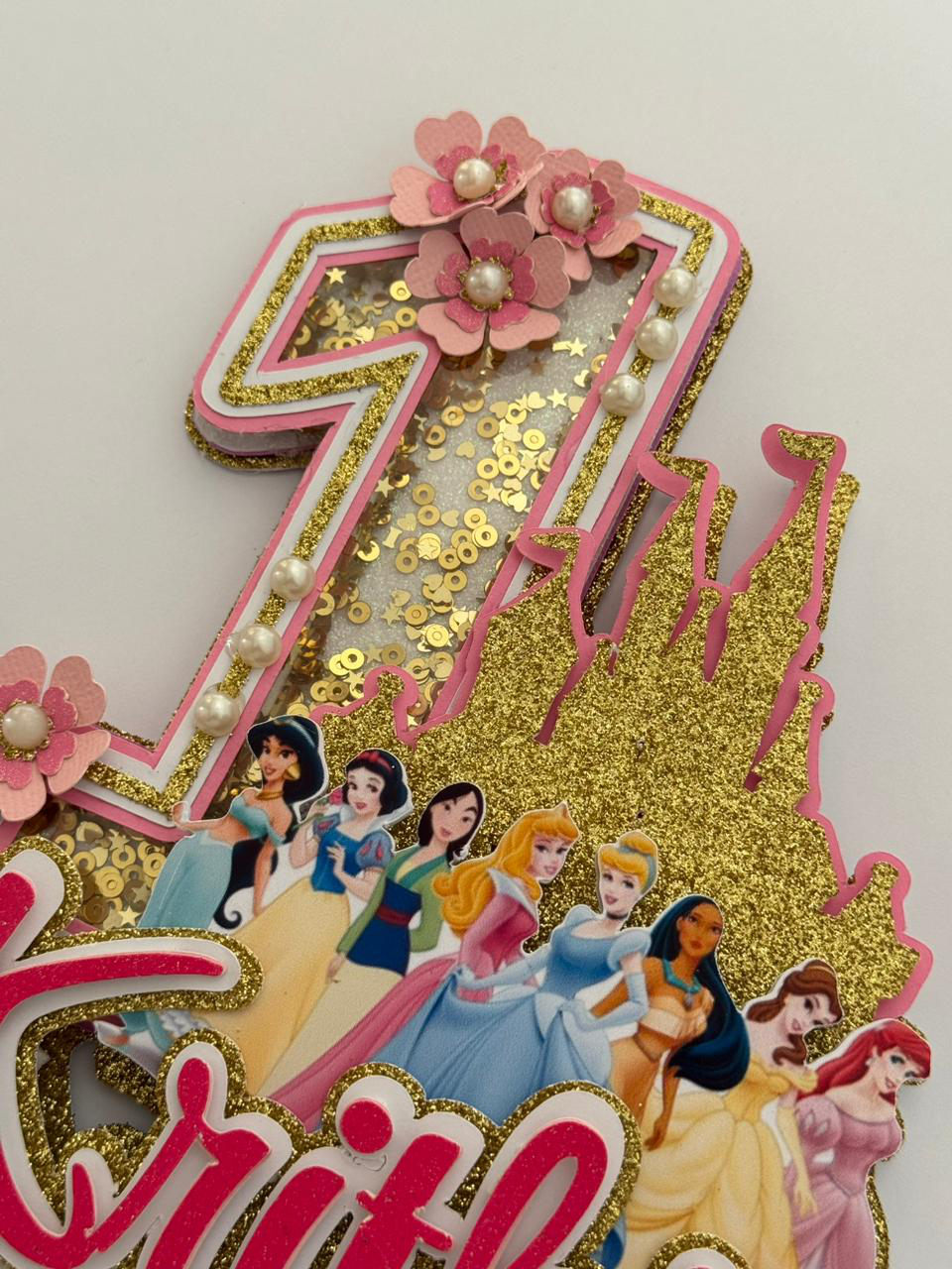 Disney Princess And Castle Topper