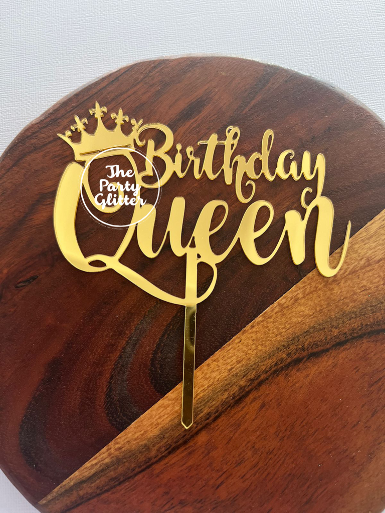 Birthday Queen Topper (Pack of 6)