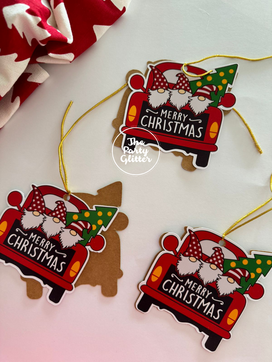 Merry Christmas Paper Tags( Pack of 5)