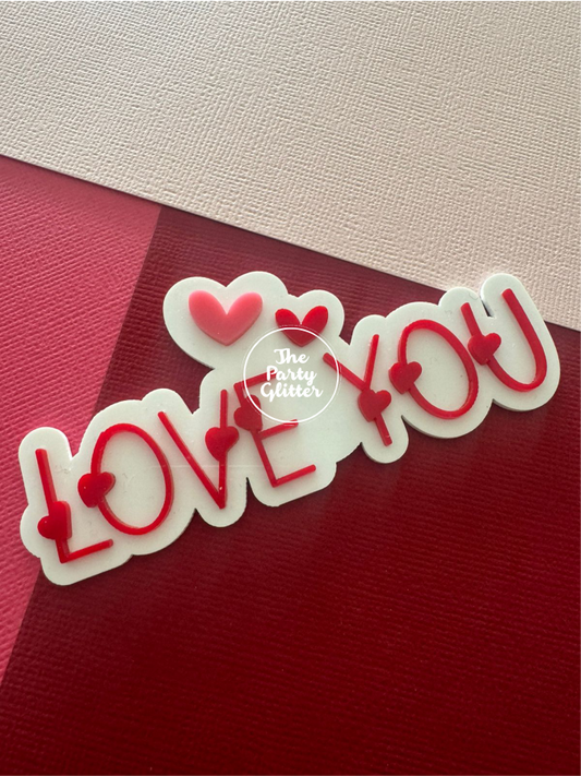 Love You Tag,Valentines Day Special (Pack of 5)