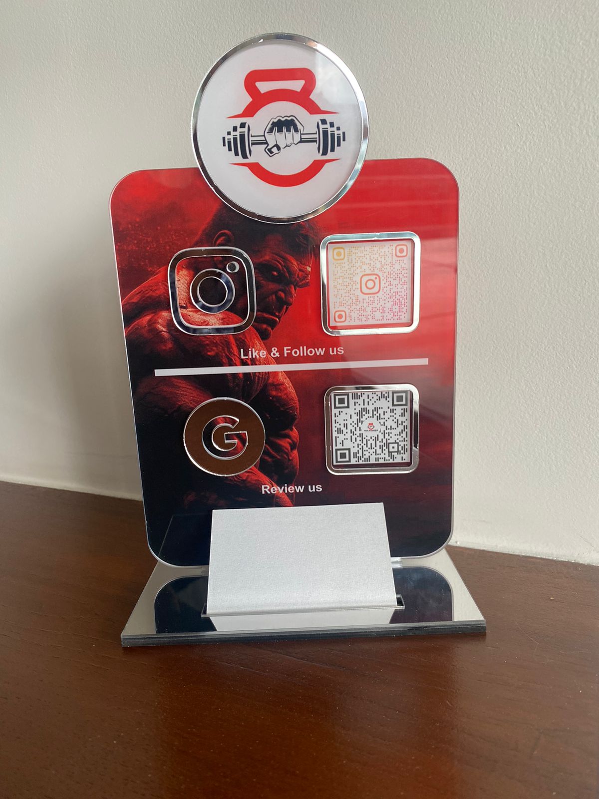 Scanner Stand with Visiting Card Holder