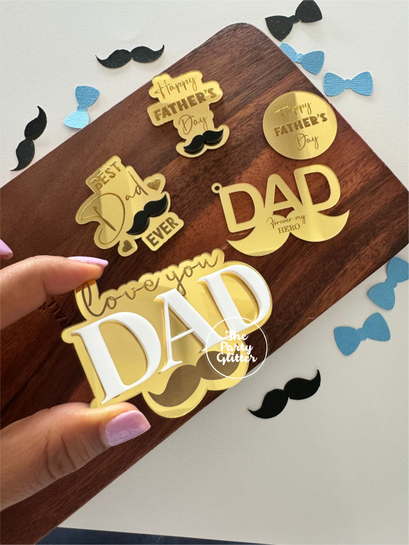 Love You DAD , Father's day Tags (Pack of 5)