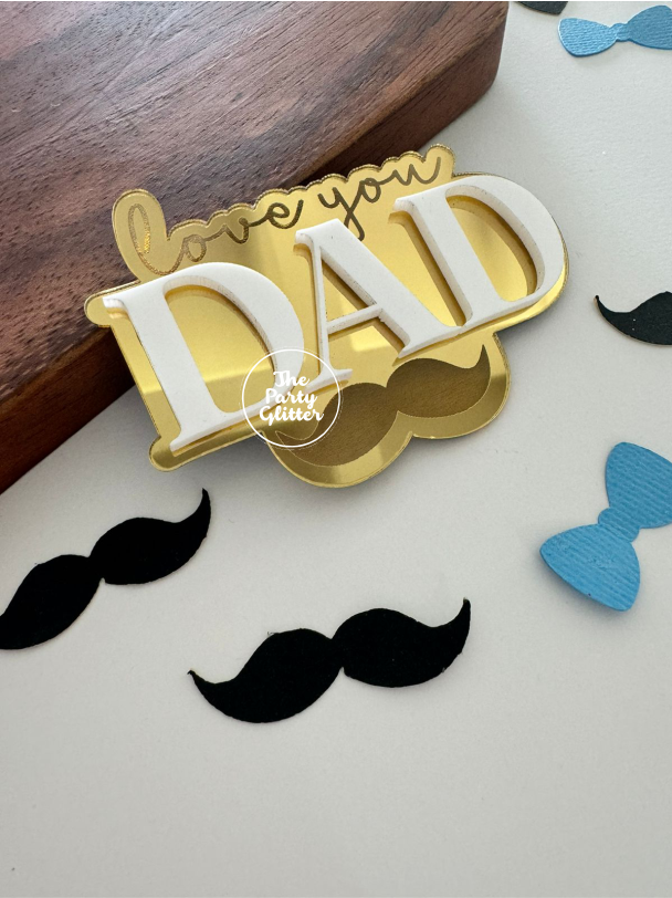 Love You DAD , Father's day Tags (Pack of 5)