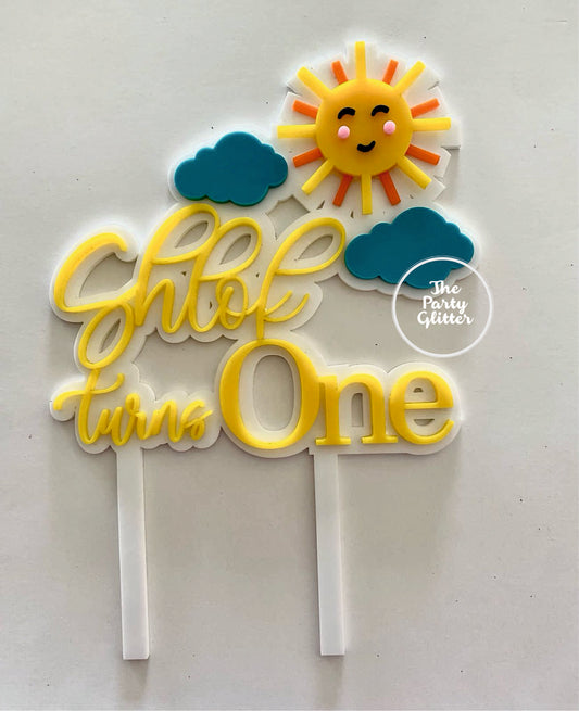 Layered Custom Cake Topper, Premium Cake Topper