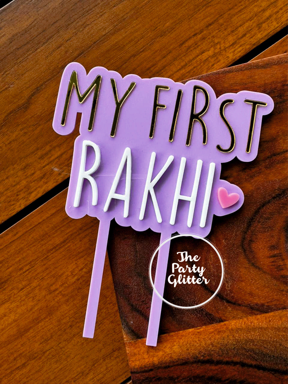 My First Rakhi, Happy Rakhi Cake Topper
