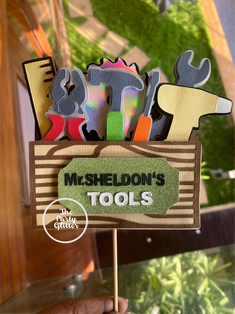 Tools Kit Handmade Cake Topper