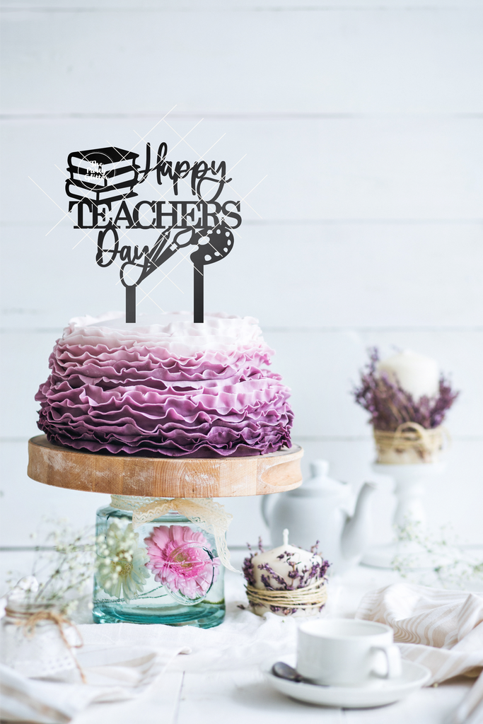 Happy Teacher's Cake Day Topper