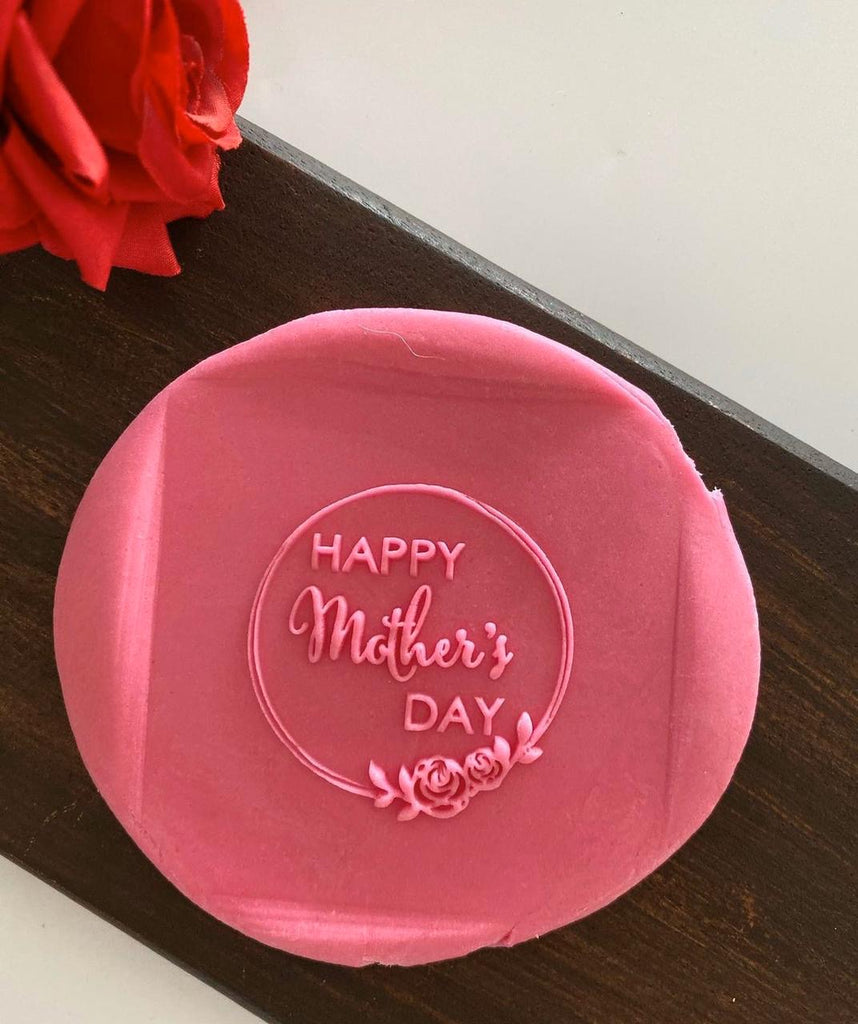 Happy Mother's Day Flower Bunch Wreath POPup! Stamp