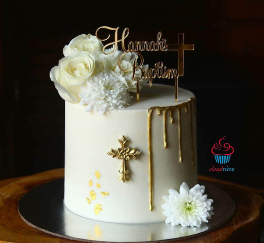 Baptism Cake Topper [PERSONALIZE ME]