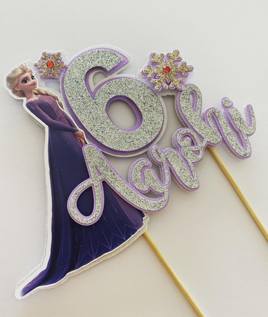 Frozen Cake Topper, Elsa Cake Topper