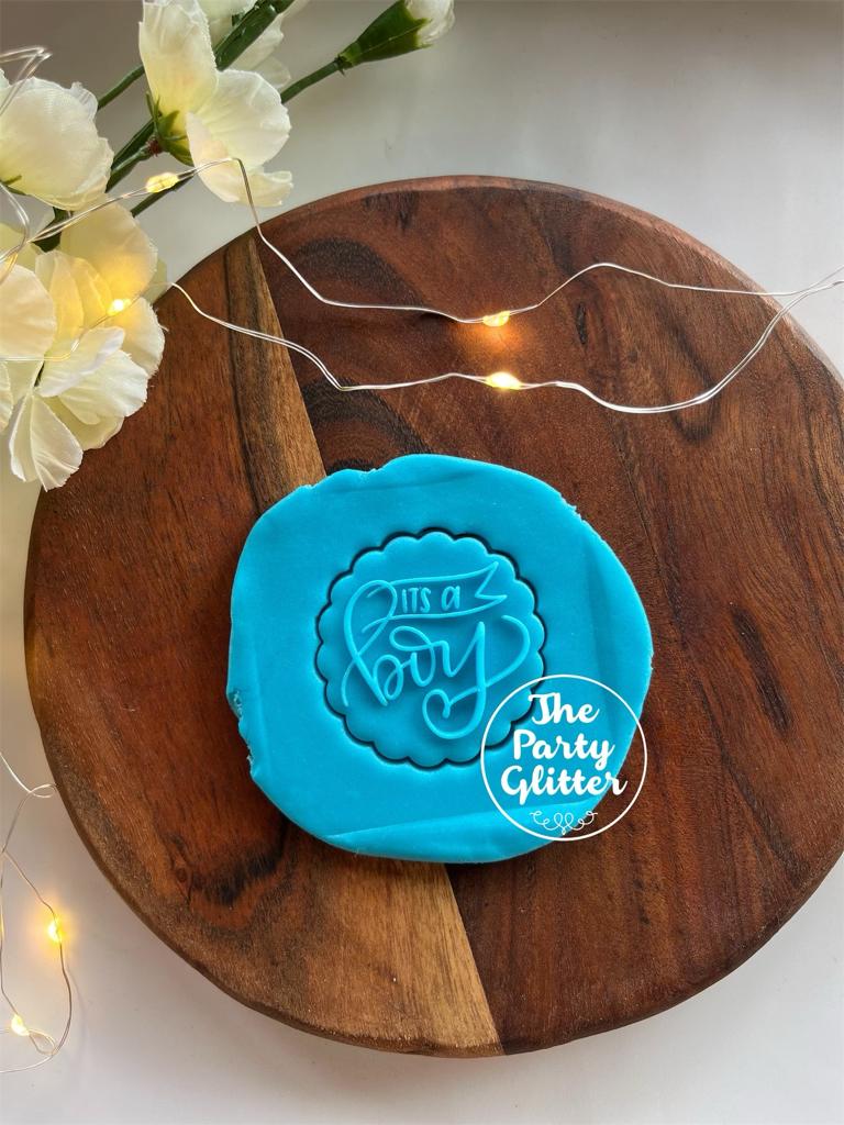 Its a Boy Baby Announcement POPup! Stamp