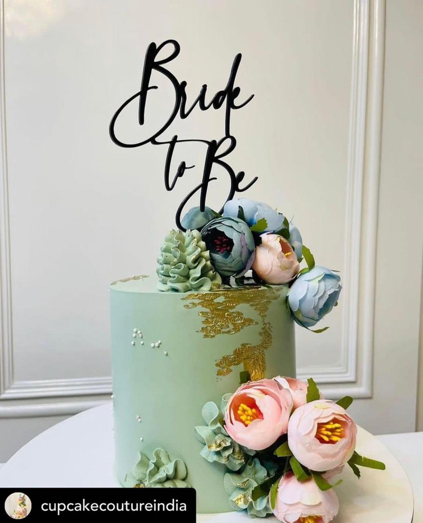 Bride to Be Cake Topper