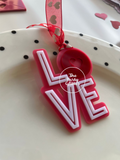 LOVE Keepsake, Love, Valentines, Anniversary Acrylic Tag(Pack of 5)