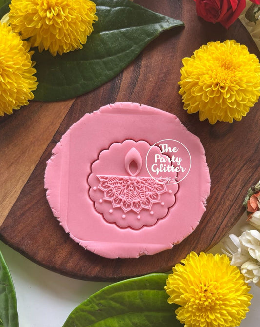 Diwali Intricate Diya POPup! Stamp