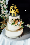 One of a Kind Wedding Engagement Cake Topper
