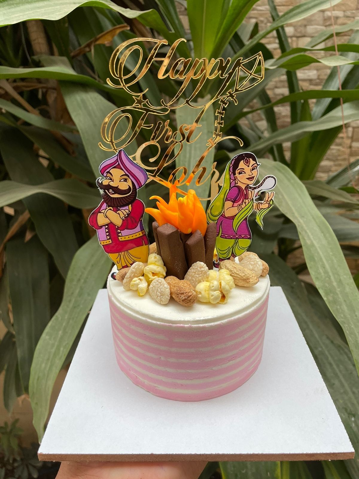 My Frist Lohri - Lohri Cake topper