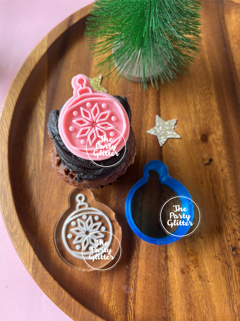 Christmas Bauble Set of POPup! Stamp and Matching Cutter