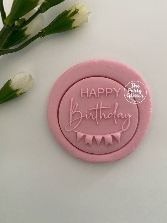 Happy Birthday Fun Bunting POPup! Stamp