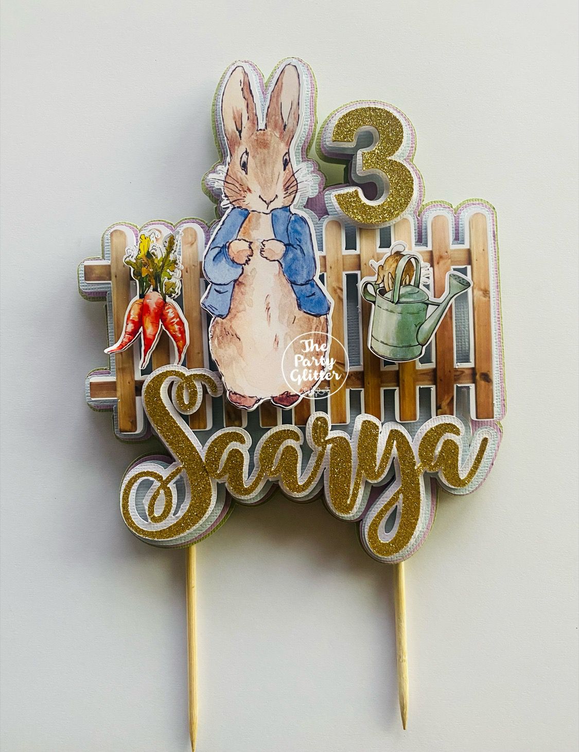 Peter Rabbit Cake Topper