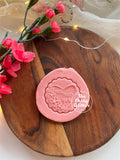 She Said Yes Beautiful Floral Heart Frame POPup! Stamp