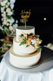 Happily Ever After Wedding Cake Topper