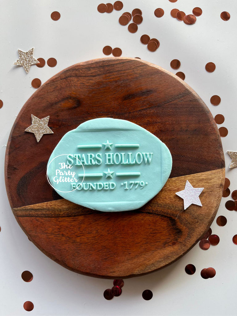 Stars Hollow Founded 1779 Popup! Stamp
