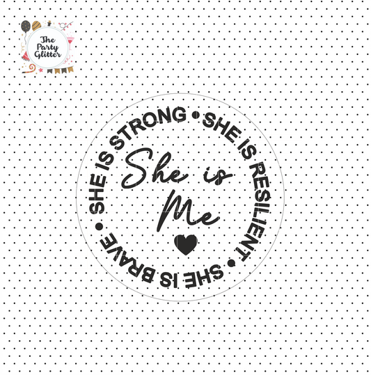 She Is Me Womensday Popup! Stamp