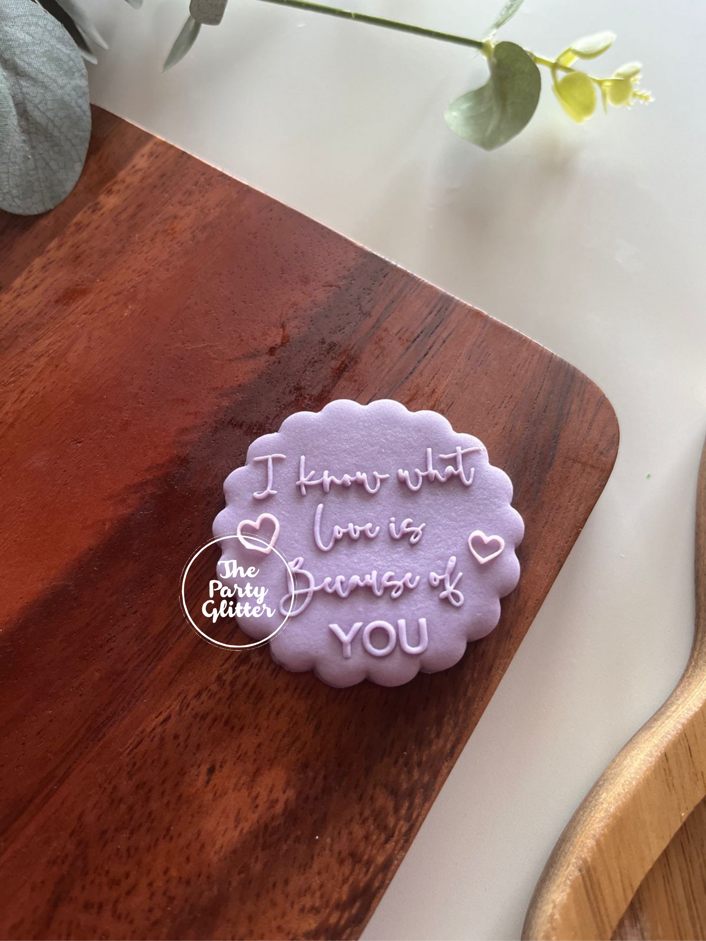 I know what love is because of you POPup! Stamp Mothers day
